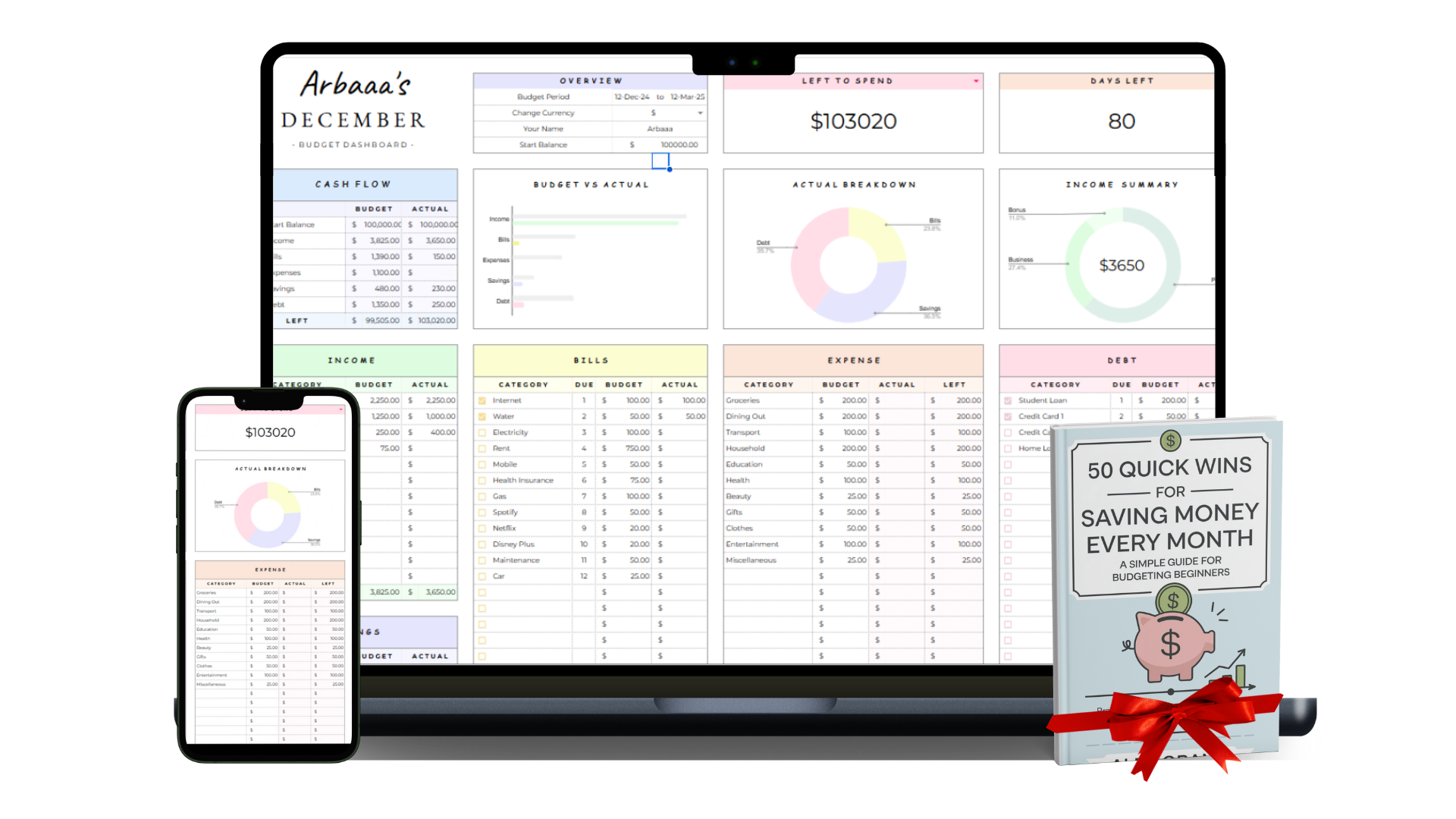 Simple Budget Planner - Google Sheets Edition